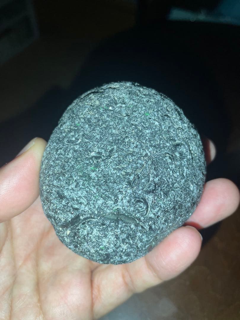 研磨品　十勝石玲瓏　複合色レインボーオブシディアン