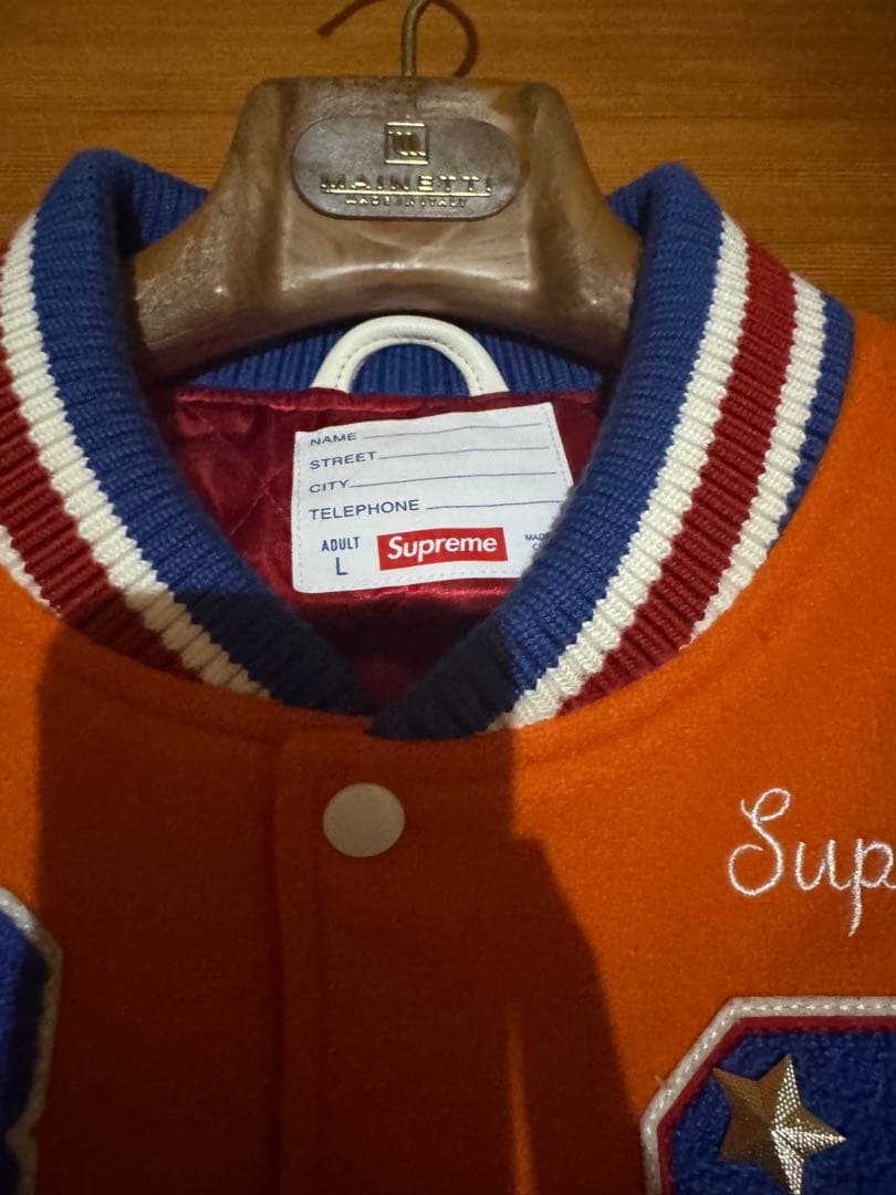 岡*郎様 Supreme Tiger Varsity Jacket 2023 L