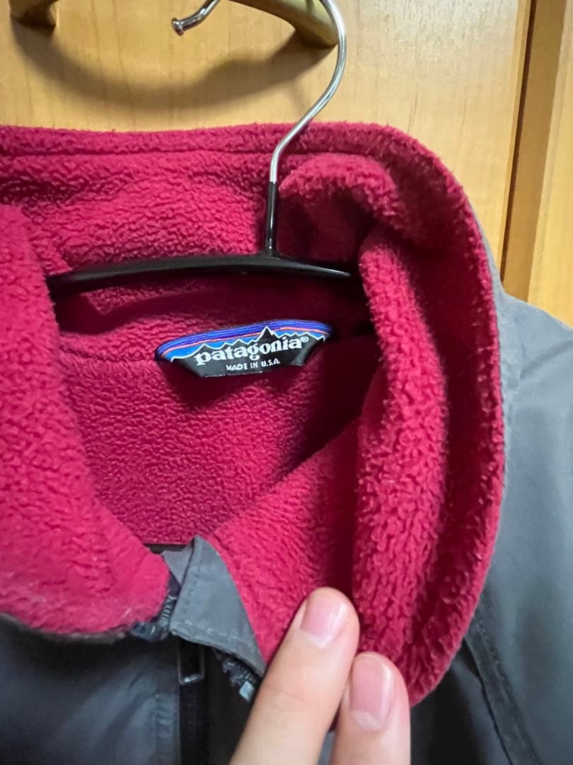 patagonia グレー ナイロンジャケット シェルドシンチラ　80s M