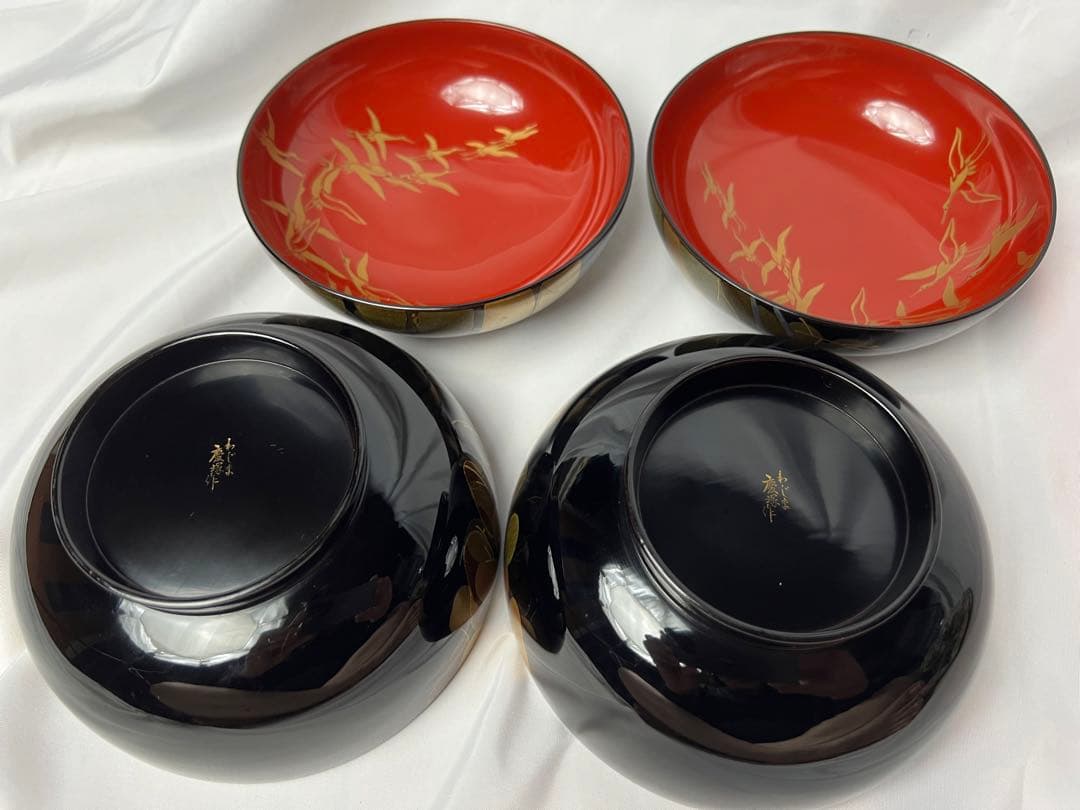 輪島塗 慶塚作　煮物　2点　②