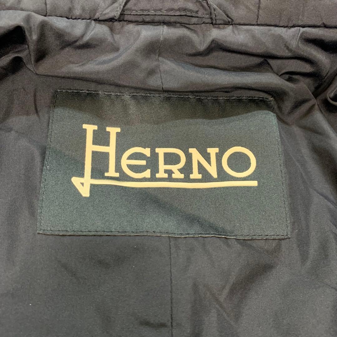 HERNO ヘルノ　ダッフルコート　ネイビー　XL LL ロングコート　ウール