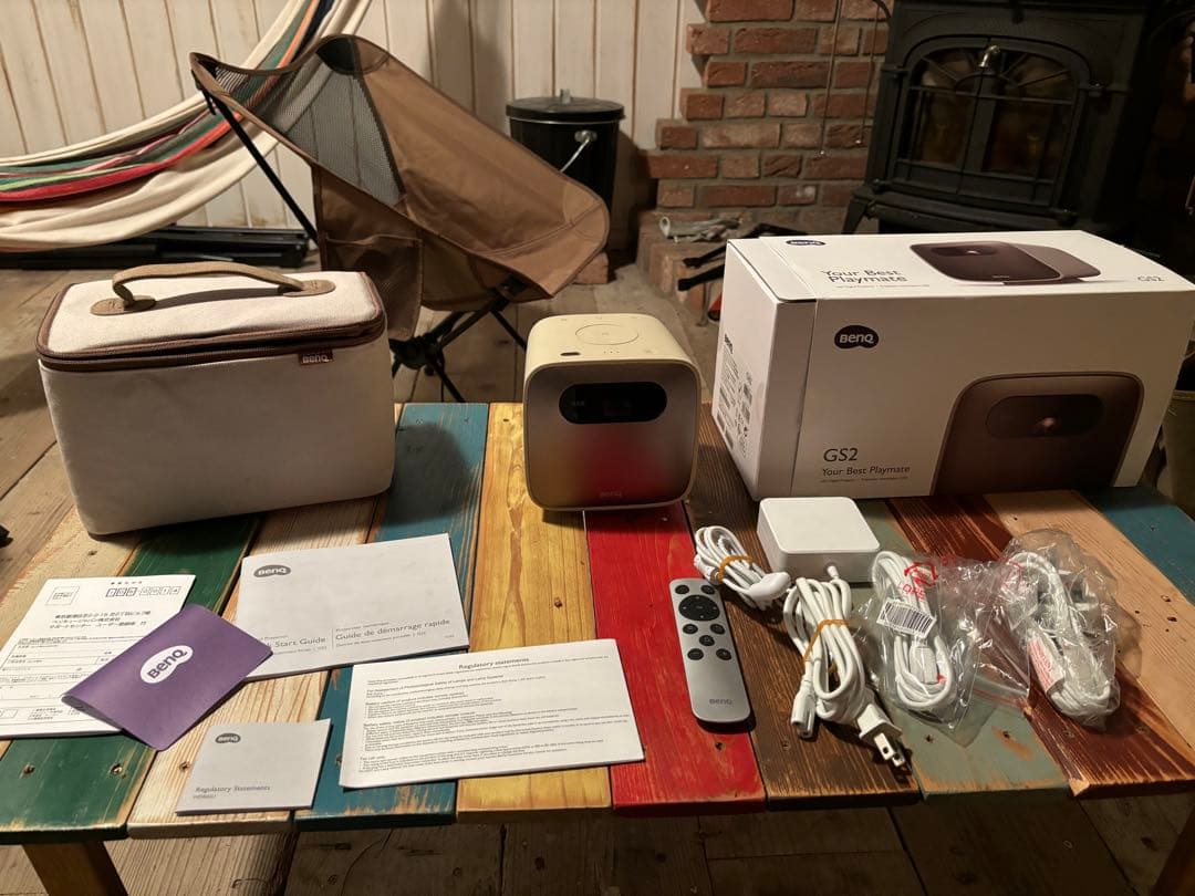 BenQ モバイルプロジェクター　キャンプ