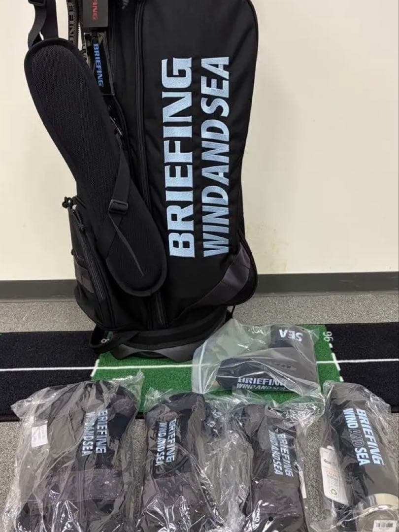 ブリーフィング×ウィンダンシー キャディバッグ ヘッドカバー 6点セット WDS