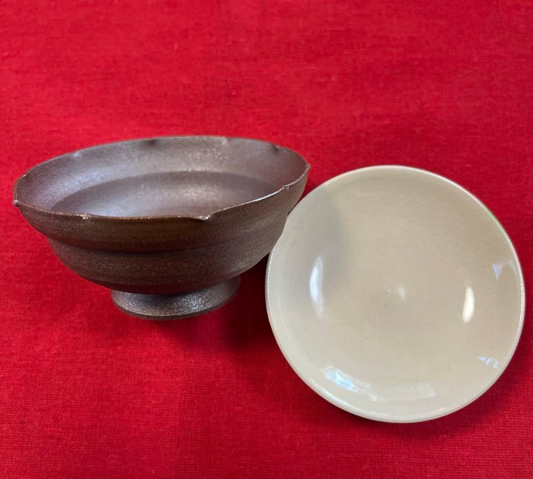 京清水焼　俊山　蓋付き豆小鉢5客セット