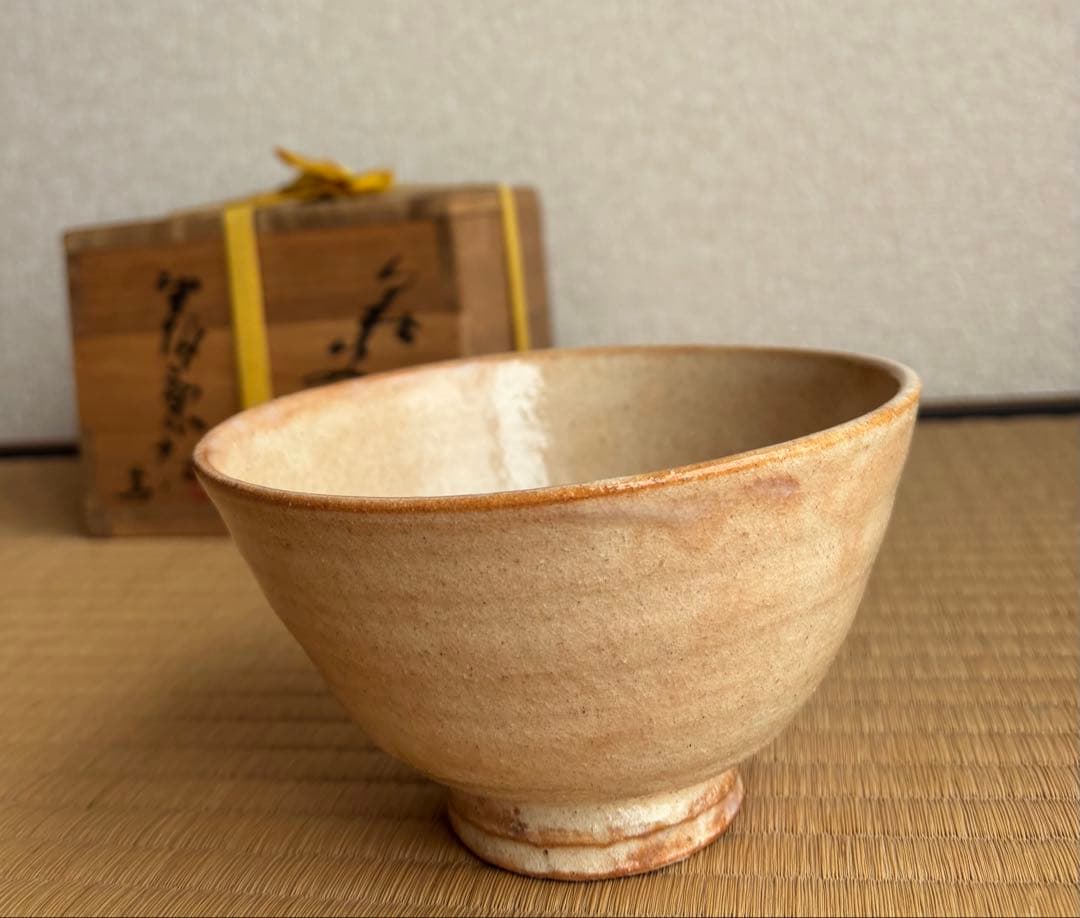 茶道具　抹茶碗　萩焼　野坂康起
