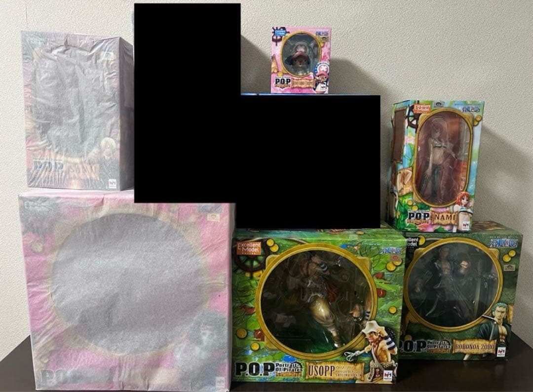 POP ワンピース ルフィ ゾロ ブルック ウソップ ナミ サンジ フィギュア