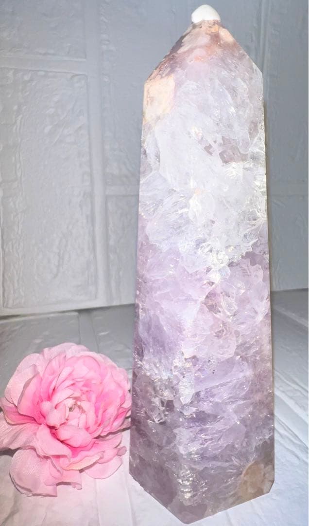 ⑱ピンクアメジスト♥️タワー♥️チェリーブロッサム♥️桜瑪瑙♥️花瑪瑙♥️フラワーアゲート