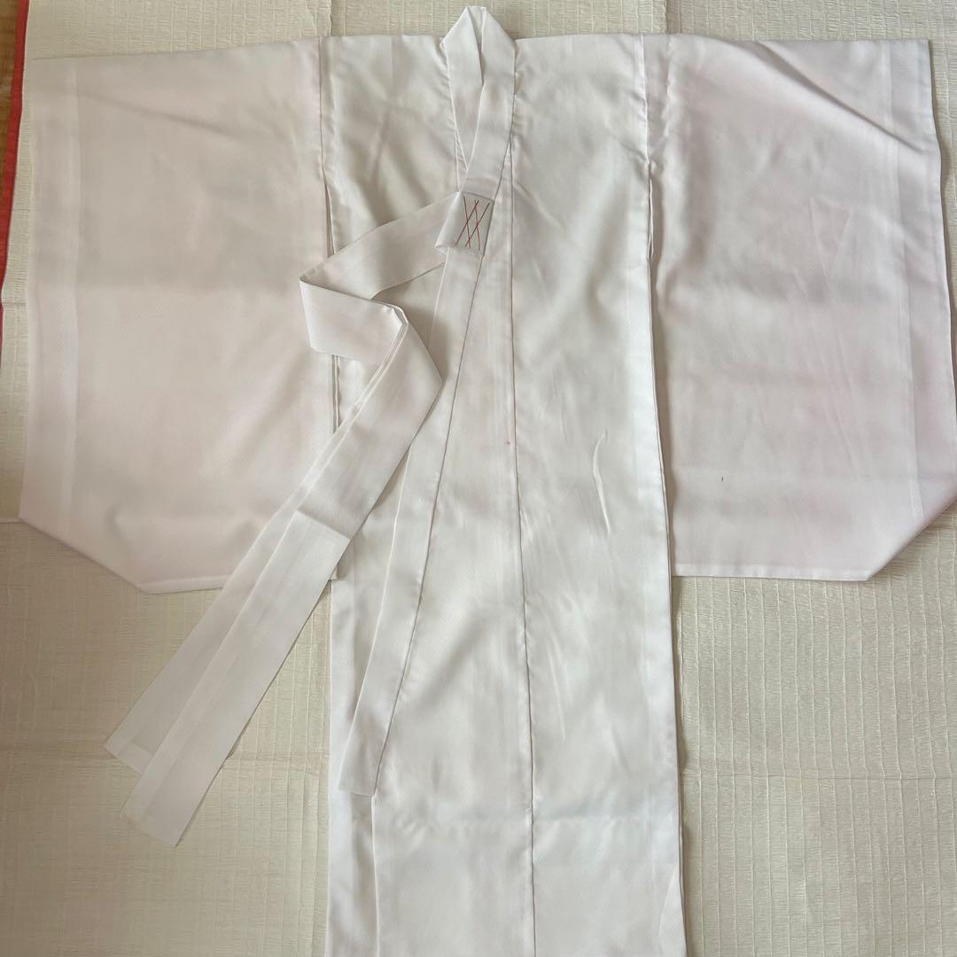 七五三 3歳 着物 753 絹 被布 ピンク 絞り 三歳 赤 刺繍 巾着