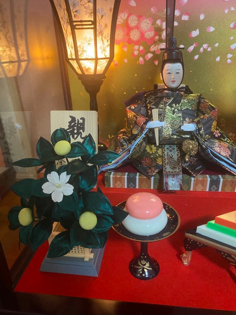 大幅値引き　親王飾り 童春作 ケース入 美品