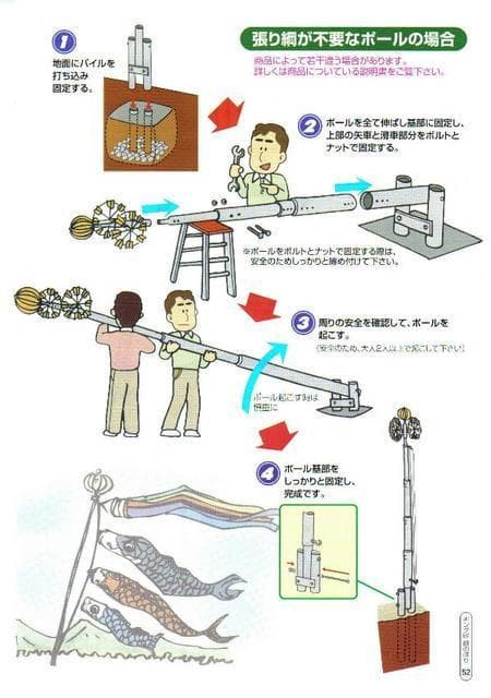 ■半額以下■新品♪強力鯉のぼりハイパワーポール ８号８ｍ 鯉のぼり４m用 各種