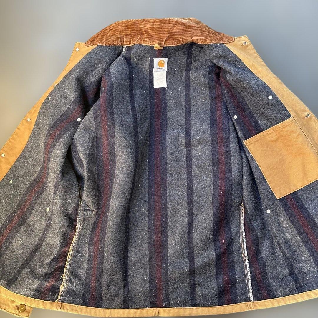 USA製　カーハート　ミシガンチョアコート　カバーオール　デトロイトジャケット