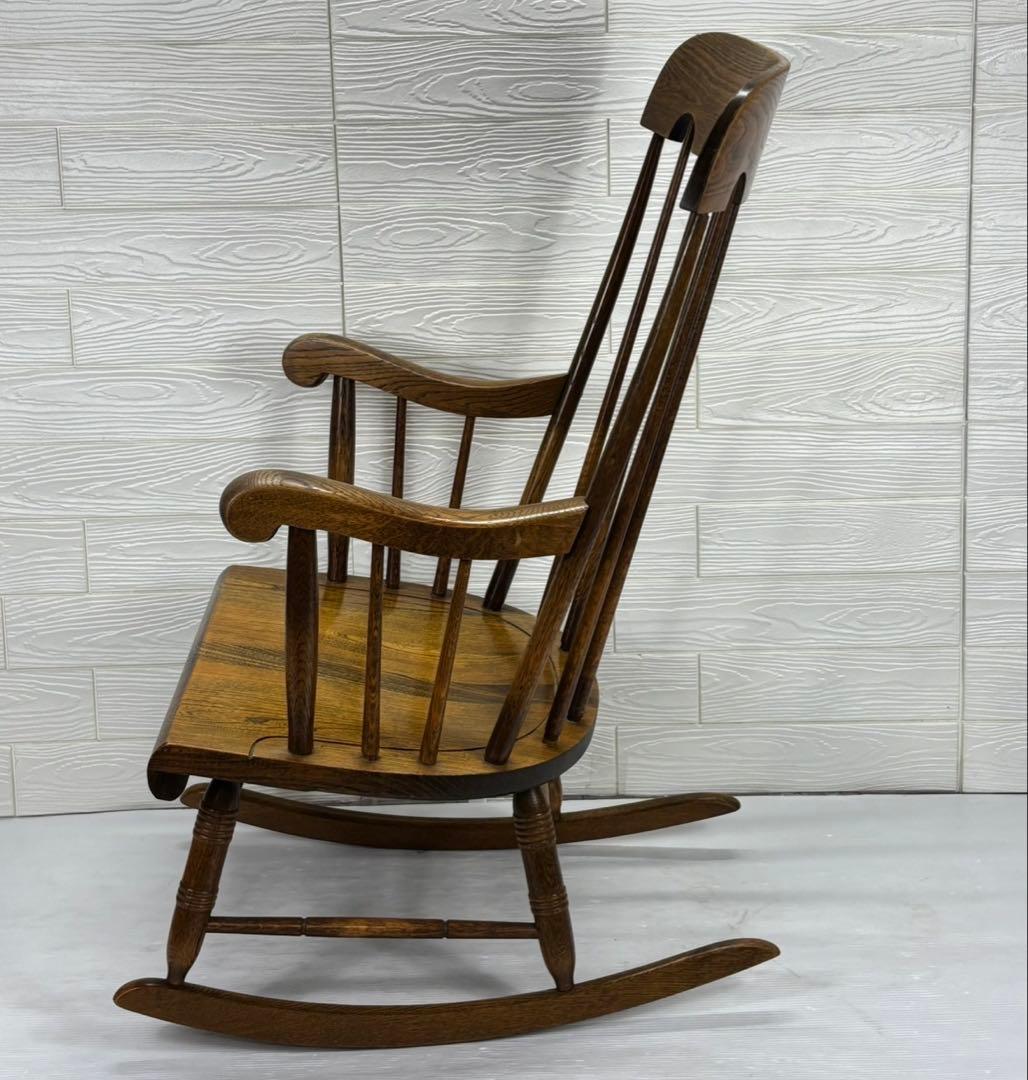 【飛騨産業 キツツキ ロッキングチェア 昭和レトロ 椅子 札幌市】