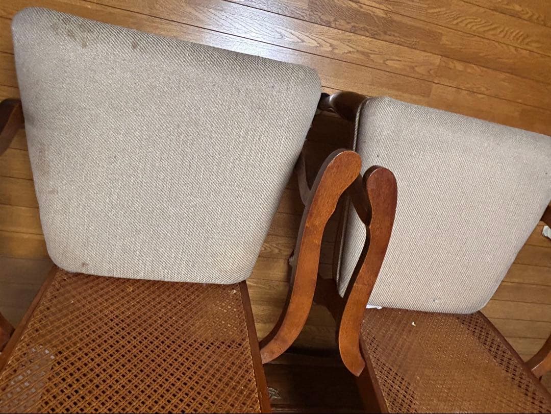 豪華なる楕円形木製⭐︎延長テーブルと椅子6脚セット