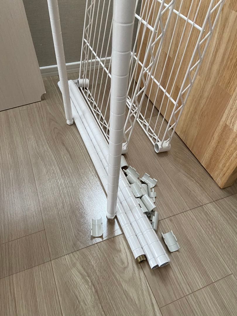 4段　メタルラック ボード付き　IRIS OHYAMA