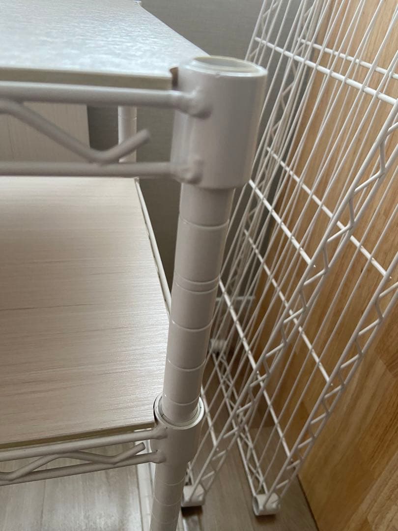 4段　メタルラック ボード付き　IRIS OHYAMA