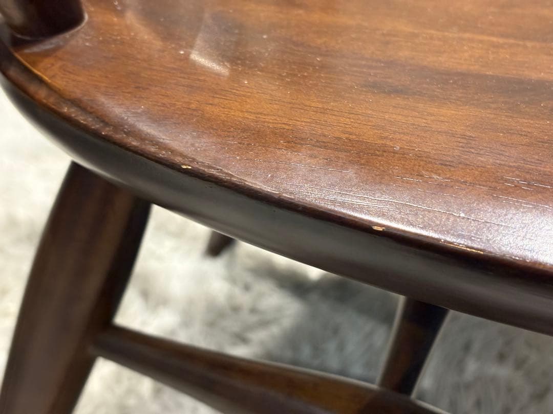 ②KASHIWA 柏木工　ウィンザーチェア　スポークチェア　アンティーク　SY