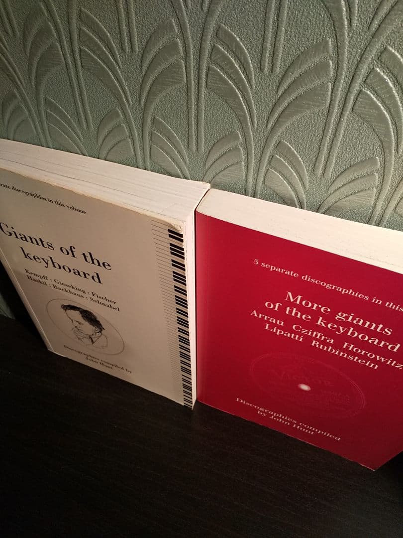 洋書「鍵盤楽器界の巨匠たち」「続・鍵盤楽器界の巨匠たち」編集= ジョン・ハント