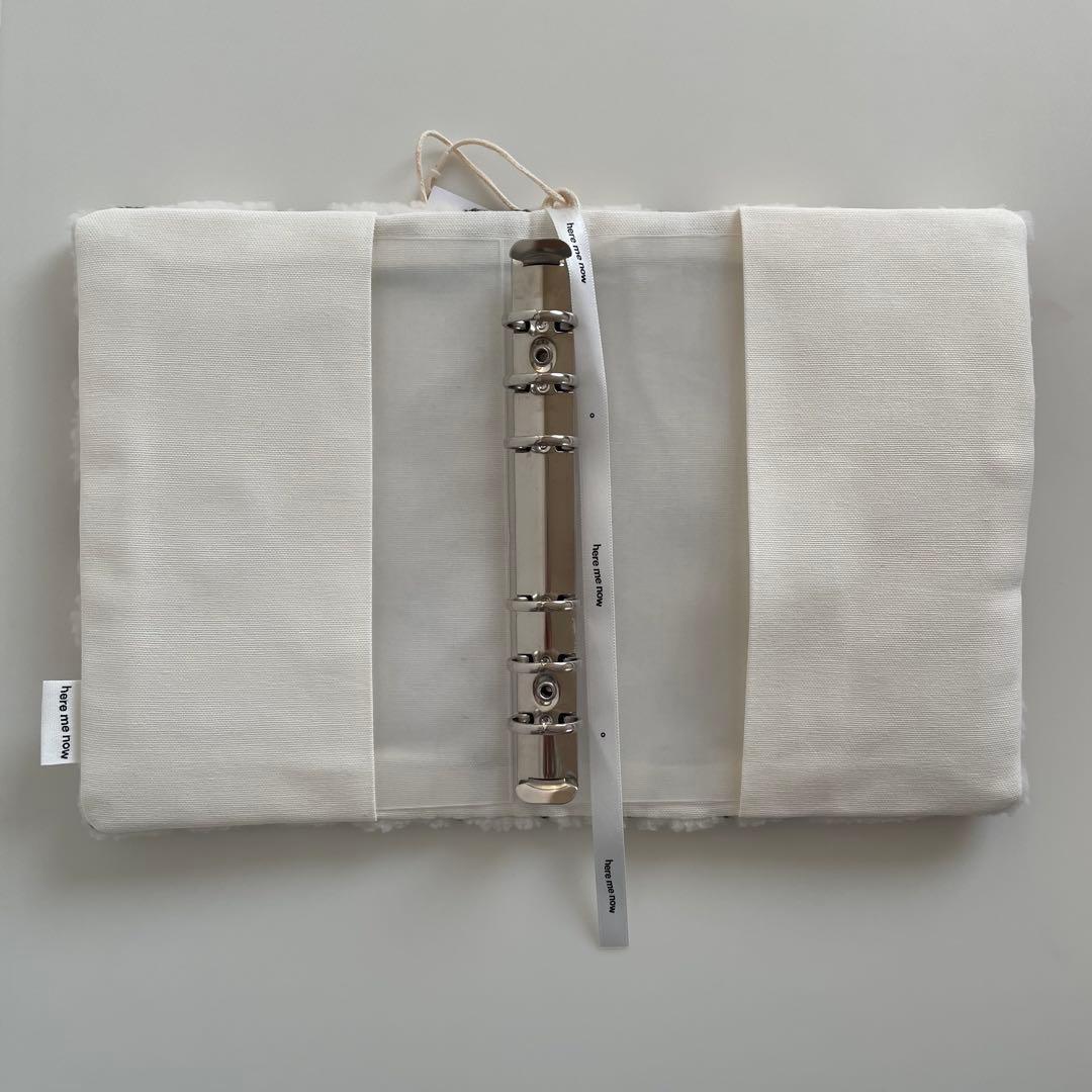 早い者勝ち　韓国　バインダー　カバー　貯金　リフィル　A6 リボン　毛糸