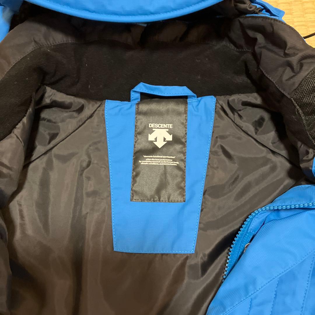 DESCENTE スキー スノーボードウェア 上下セット 男性用 青