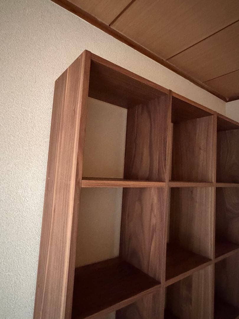 【美品】無印良品 スタッキングシェルフ セット・　ウォールナット