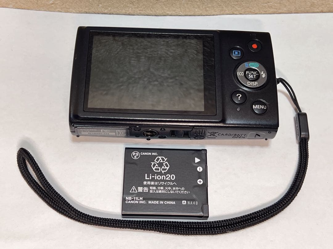 Canon IXY 170 コンパクトデジタルカメラ 本体　ブラック