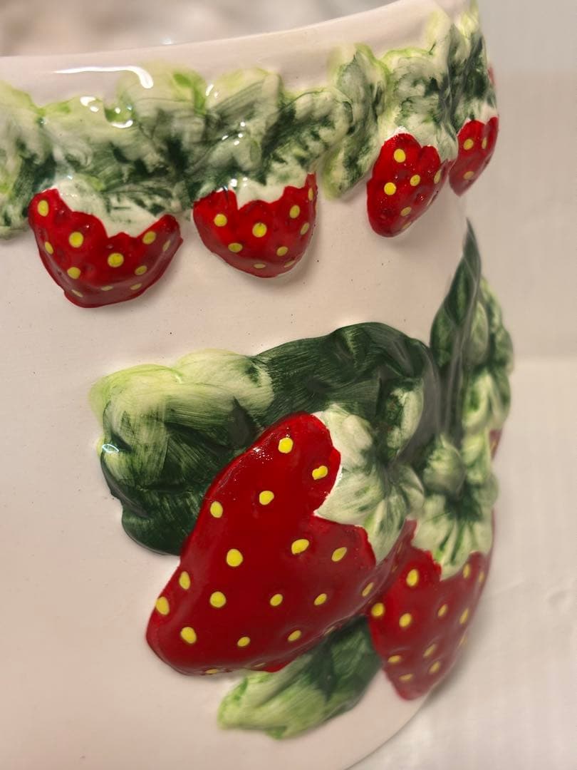 イチゴのキャニスター　 3点セット