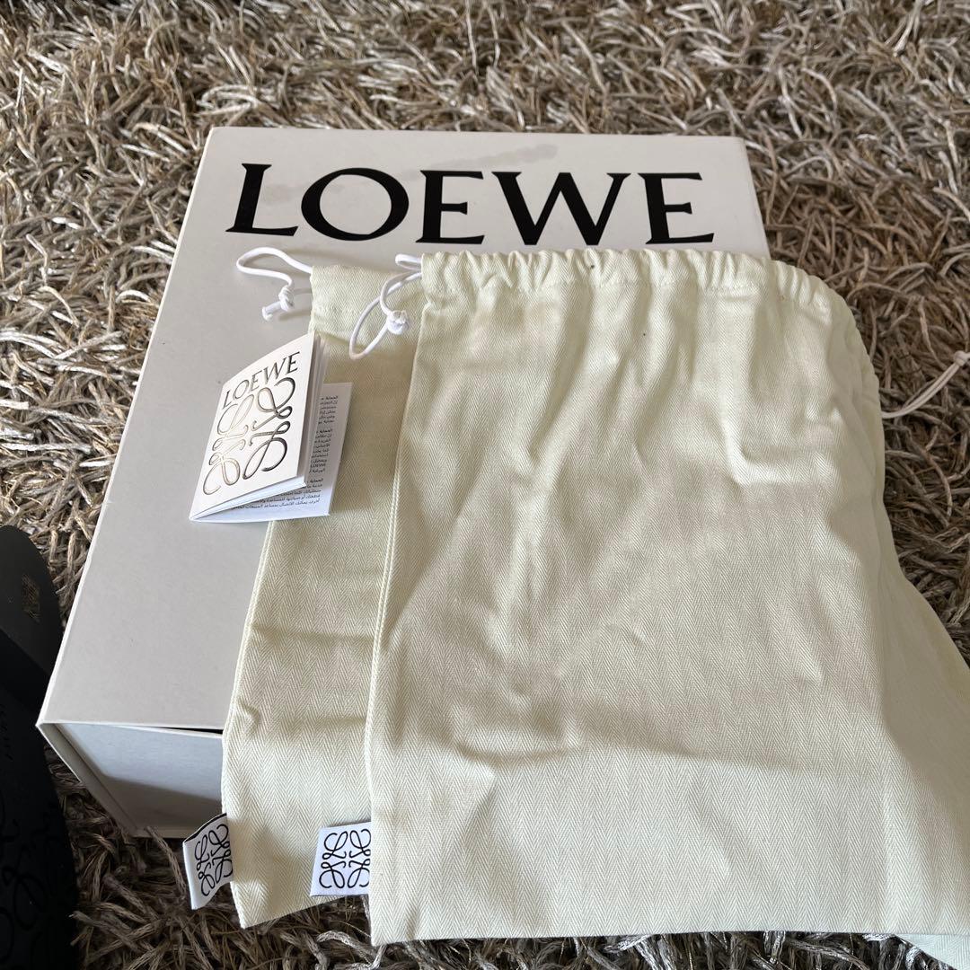 cobaco　新品　LOEWE 黒 レザー チェルシーブーツ40サイズ