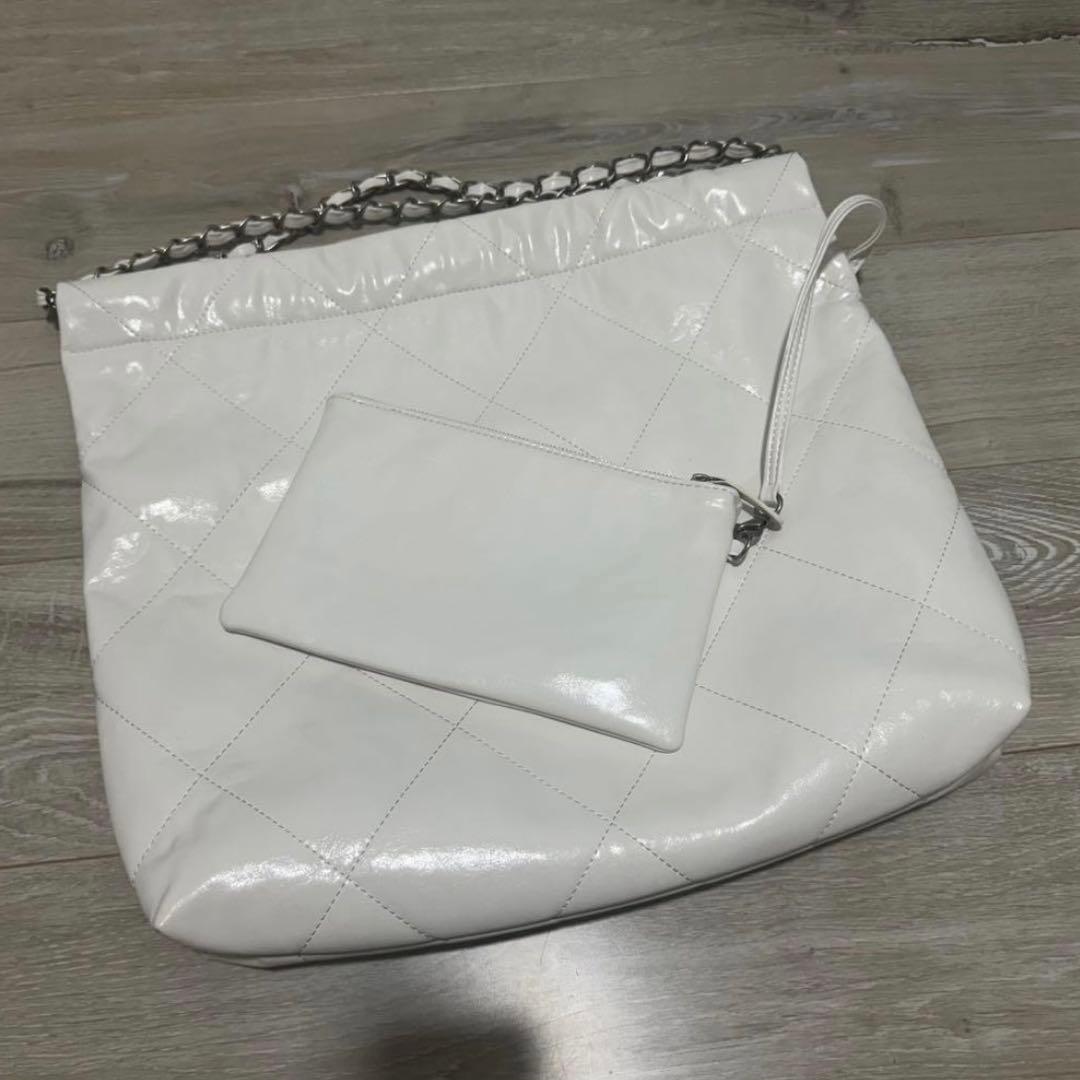 ホワイトトートバッグ キルティングノベルティ商品非売品