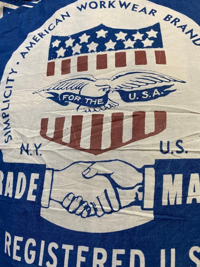 DOUBLE RL ヴィンテージ ストール ネイビー