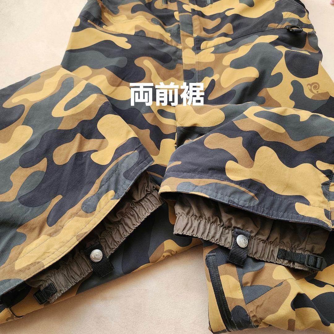 ■P.RHYTHM■スノーボード・スキーウェア ビブパンツ 迷彩