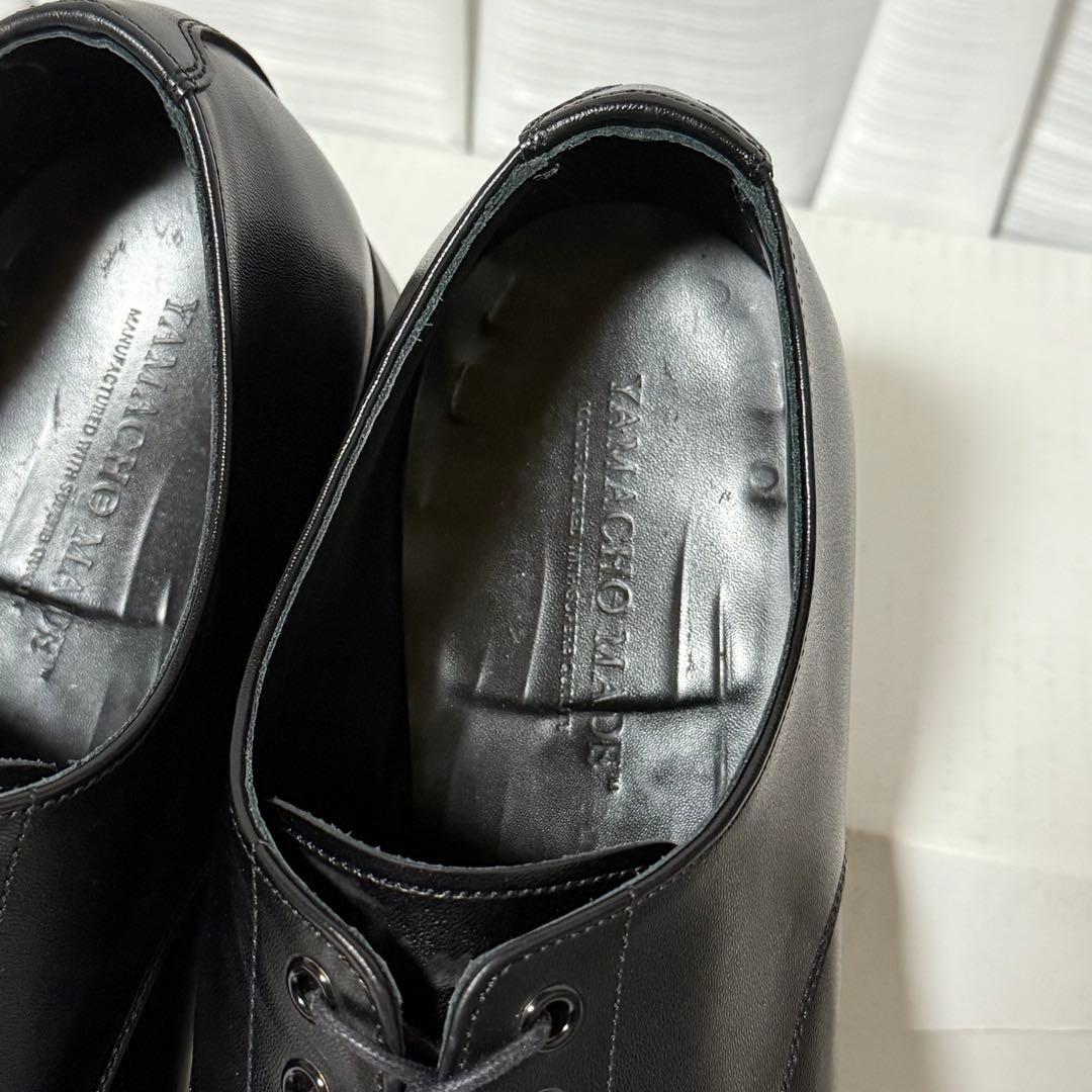 ⭐️極美品⭐️　三陽山長　ビジネスシューズ　モカシン　レースアップ　ブラック