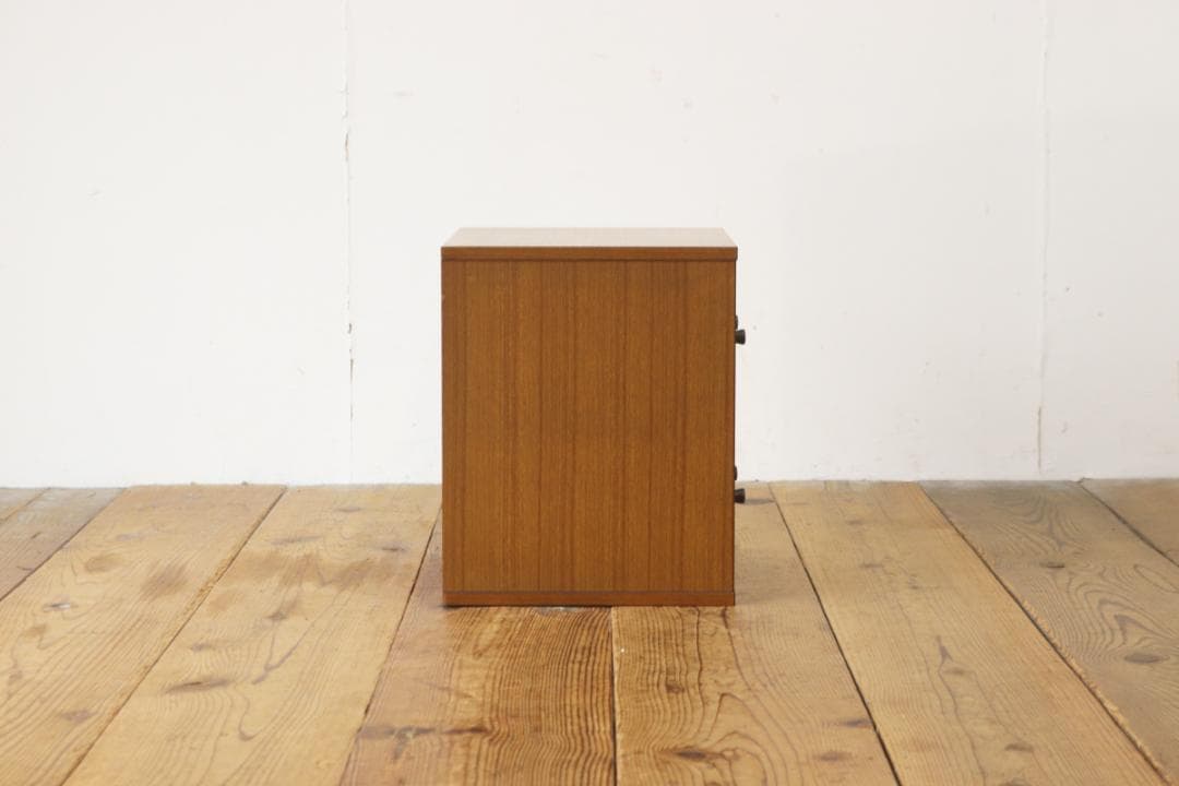 ヴィンテージ モダン 卓上 ドロワー 小物入れ 収納 ４杯 木製 メラミン化粧板