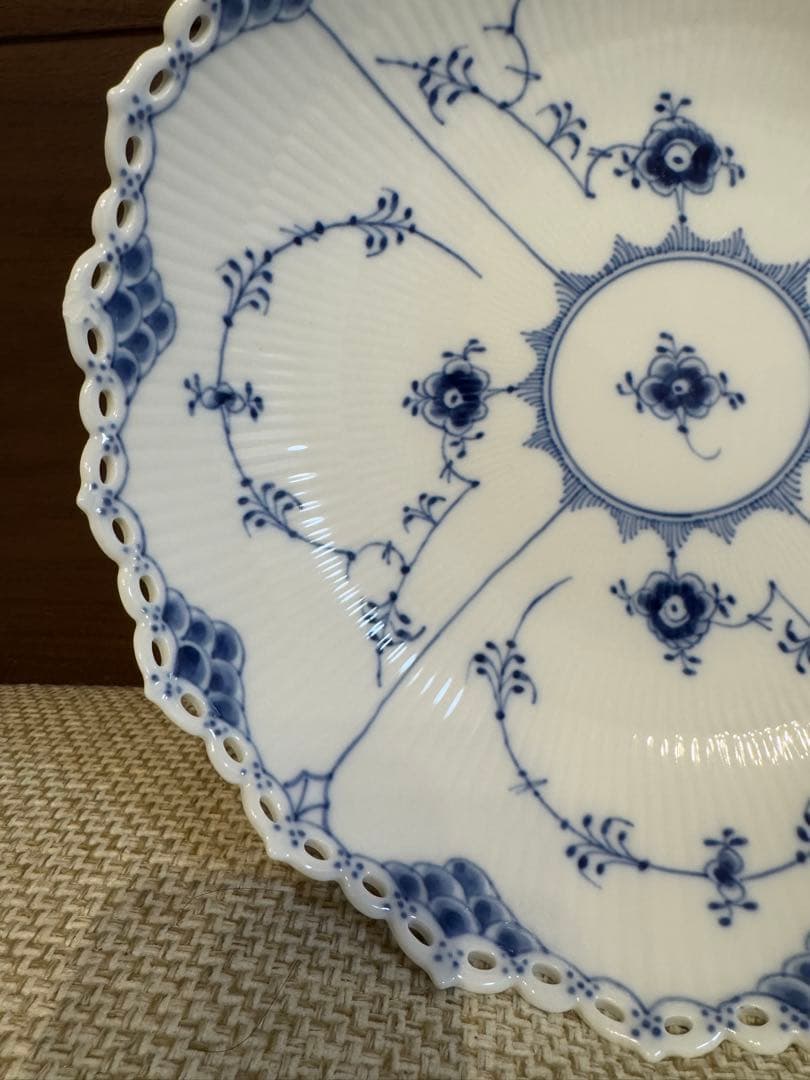 【お値下げ】ロイヤルコペンハーゲン フルーテッド フルレース 28cm ボウル