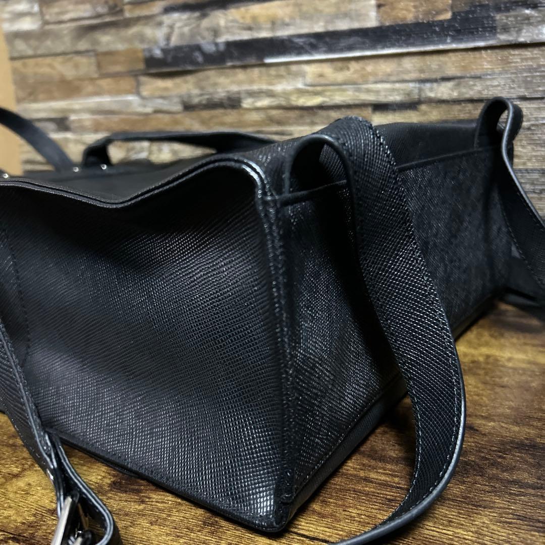 GOLDMEN 本革サフィアーノリュック TRANSIC ブラック　未使用