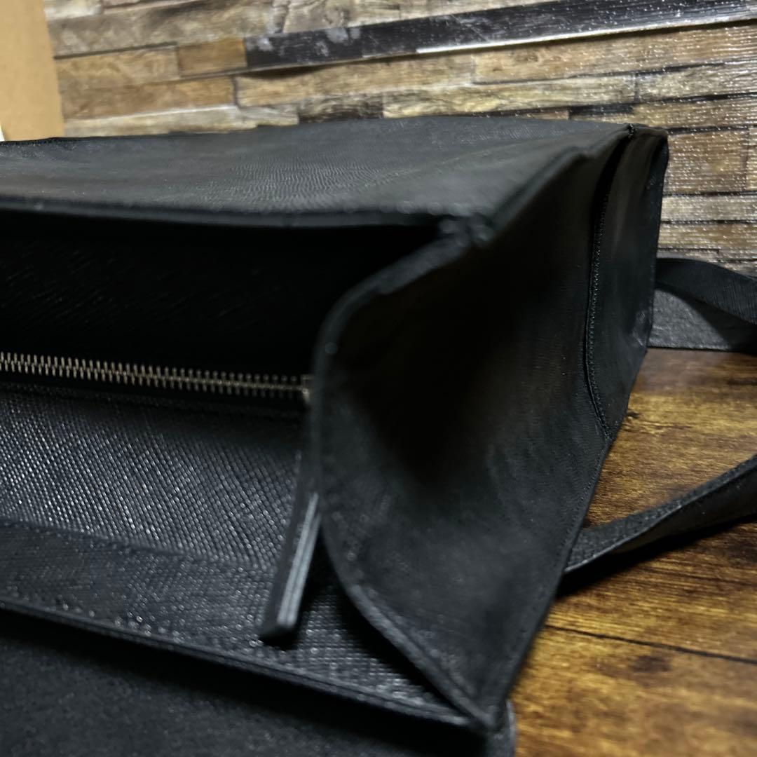 GOLDMEN 本革サフィアーノリュック TRANSIC ブラック　未使用