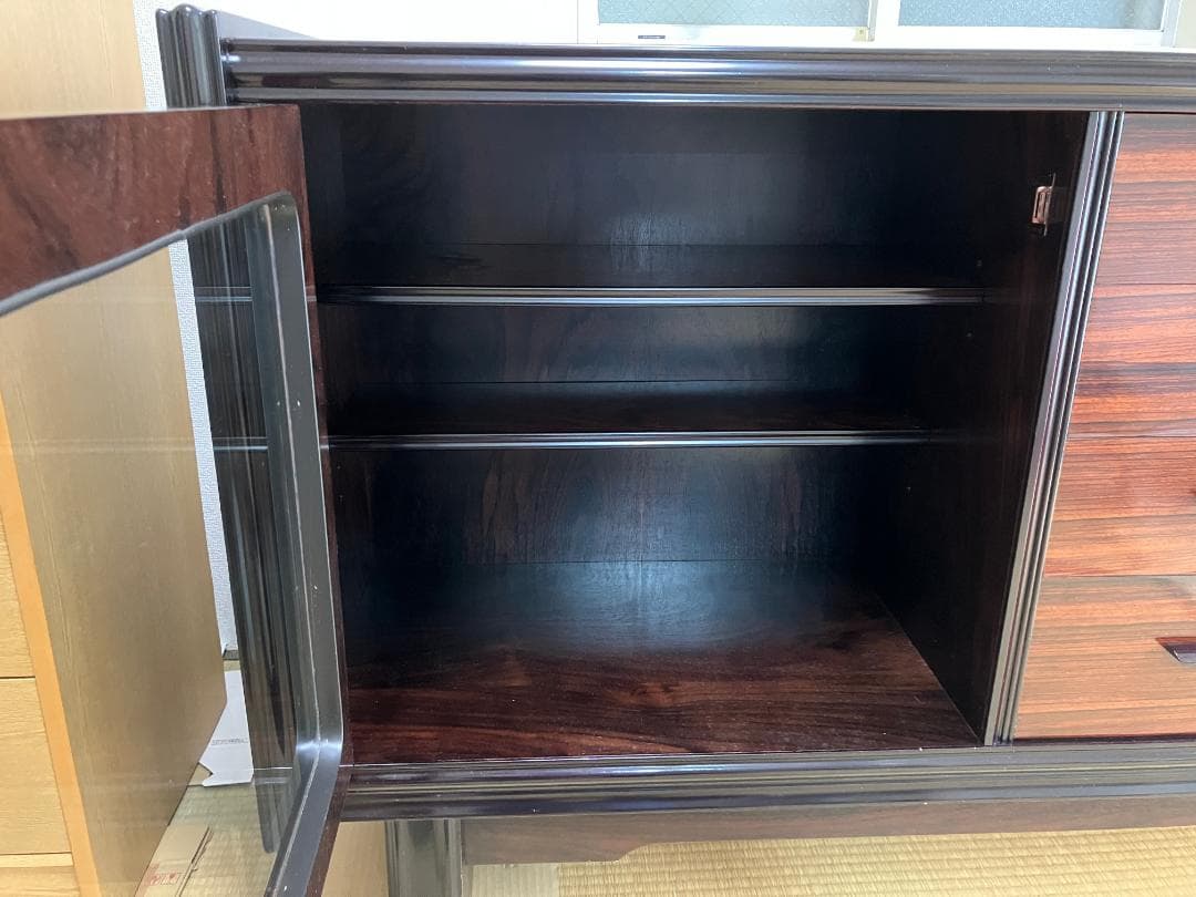 【最終出品】TAKEDOMI製！昭和レトロ　ローズウッド　サイドボード　希少品