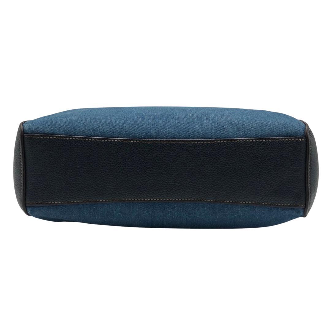 【美品】COACHコーチ　2way　ショルダーバッグ　ハンドバッグ　デニム