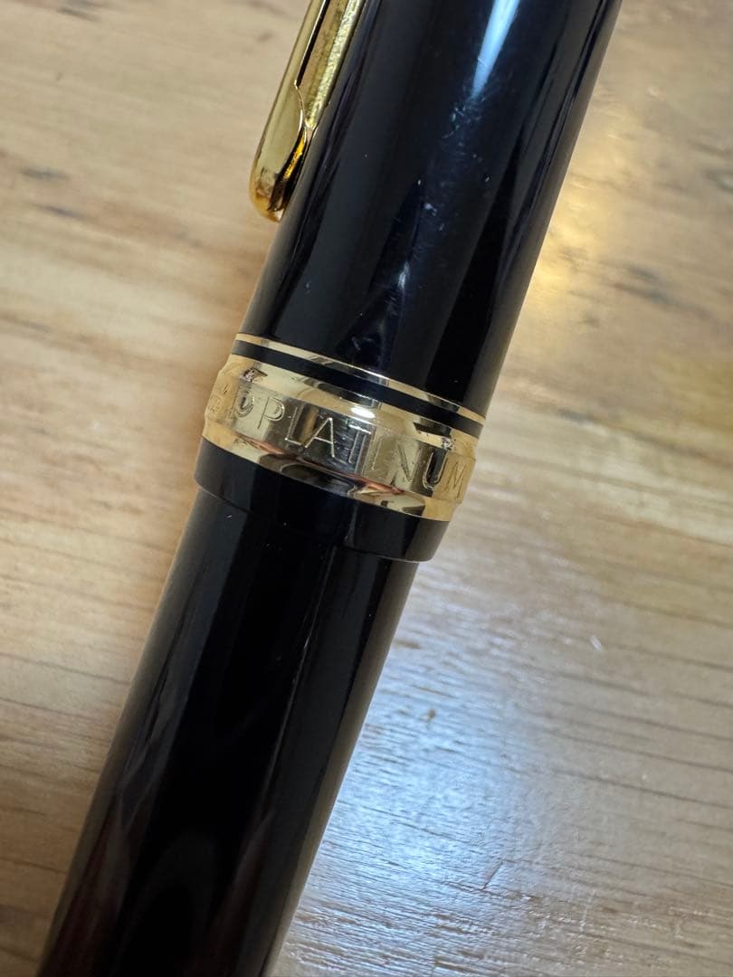 PLATINUM プラチナ 万年筆 3776 14K M 585 文房具 金