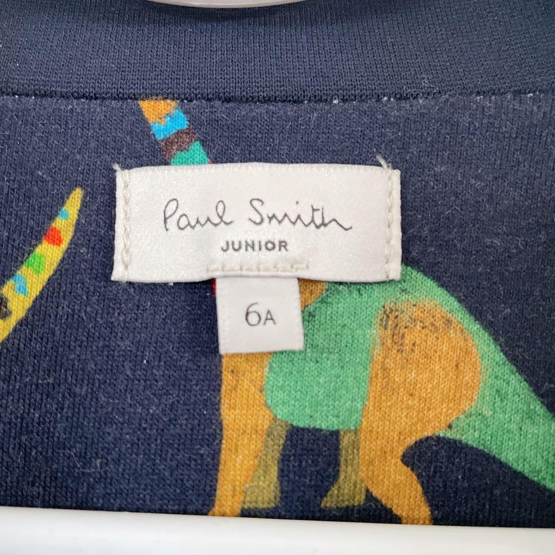 ポールスミス　恐竜柄裏地　ネイビーブレザー サイズ6A