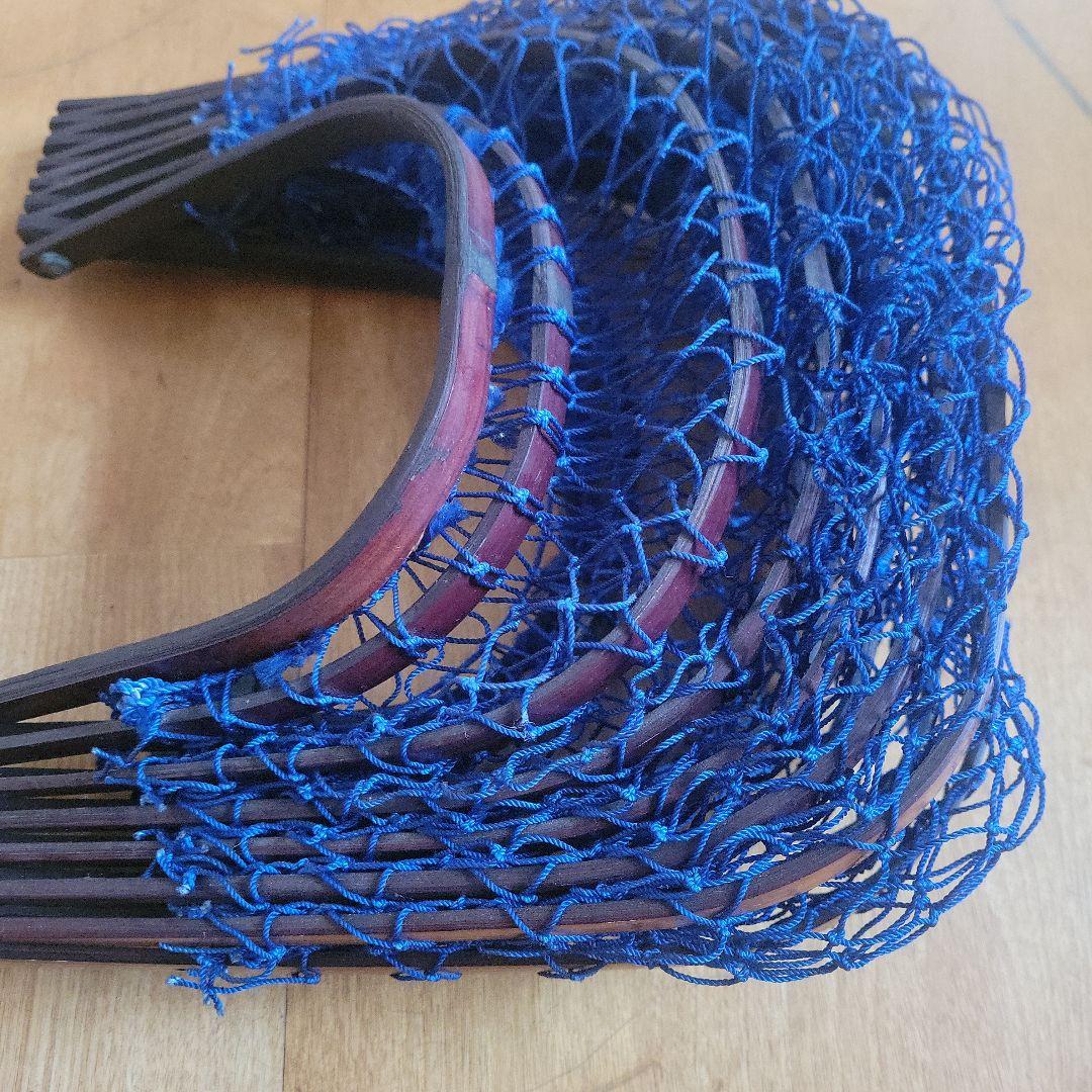 竹網　折り畳みかごバッグ　竹籠バッグ　竹網バッグ　ヴィンテージ　竹　網