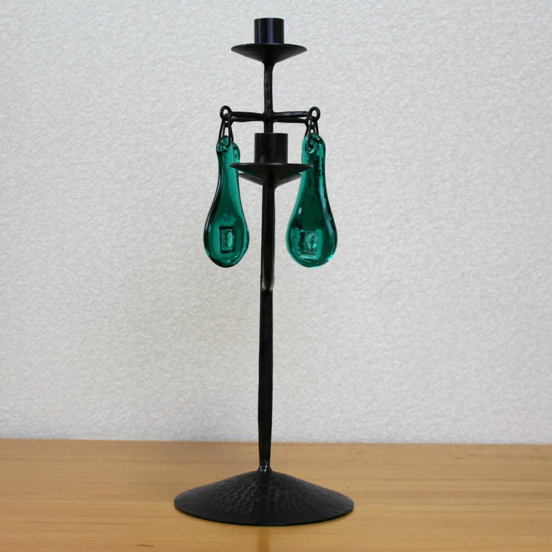 【超貴重】エリックホグラン　激レアカラー・完璧な刻印・初期型　キャンドルスタンド