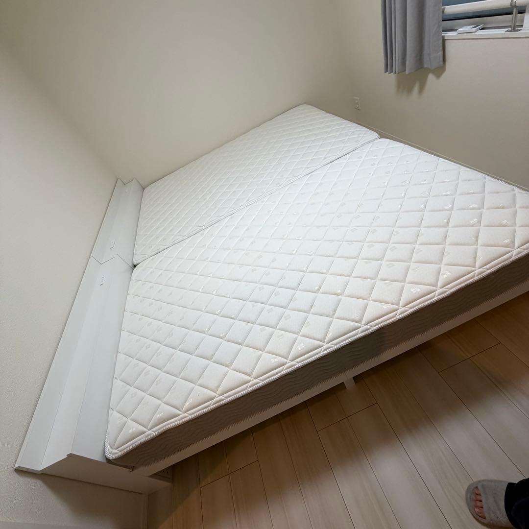 ダブルベット セミダブルベッド セット 引き取り