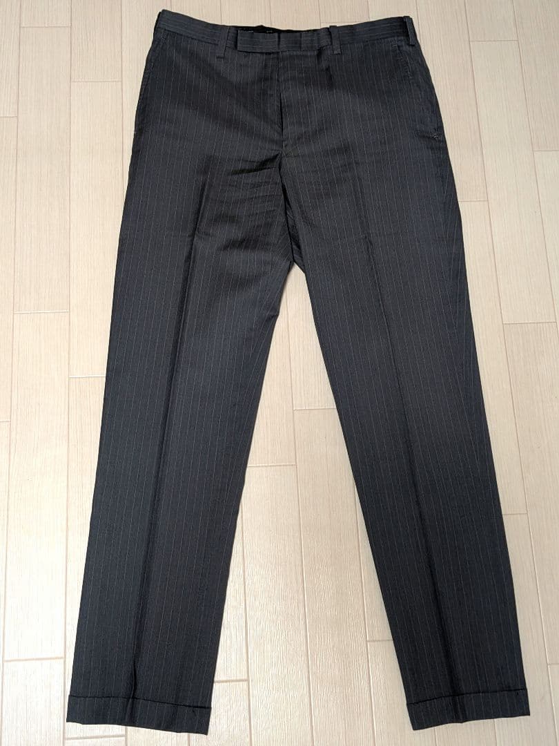 美品　BURBERRY BLACK LABEL 三つ揃えスーツ グレー L