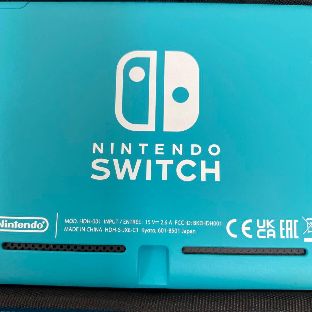 Nintendo Switch Lite ターコイズ　ケース付き