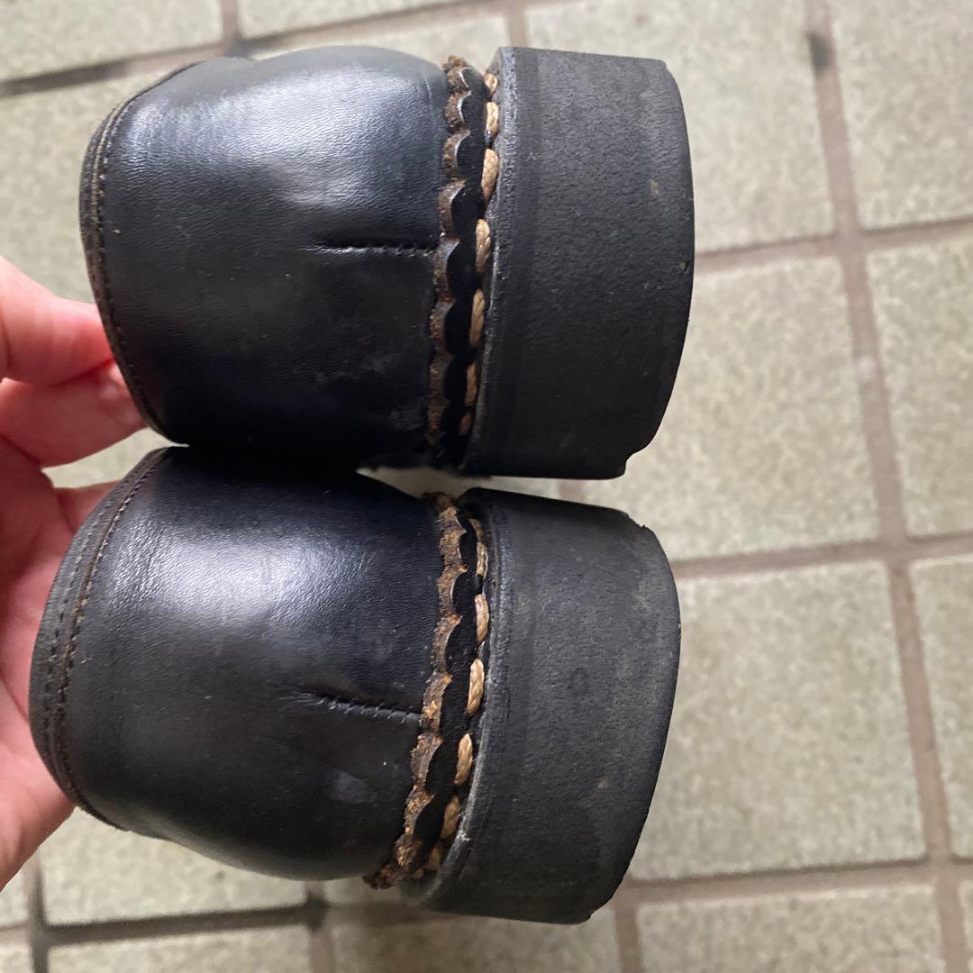 パラブーツ　ファー　ローファー