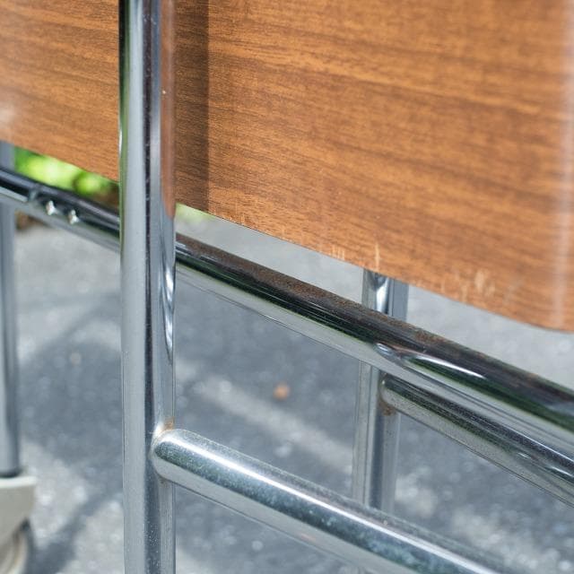 70s ドイツ ヴィンテージ フォールディングワゴン キッチンワゴン シェルフ