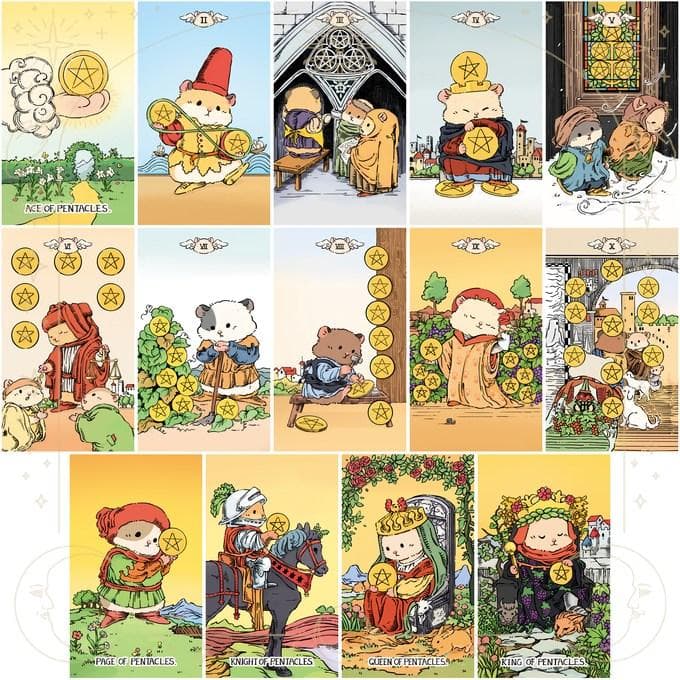 【正規品タロットカード】希少インディーズ✨可愛いハムスタータロット／通常版