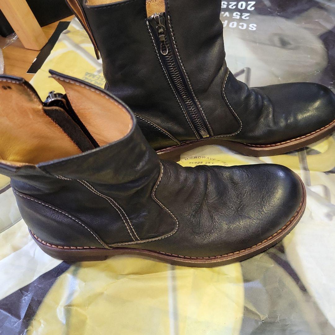 【※サイズ、状態注意】MR.OLIVE ショートペコスブーツ サイドジップ