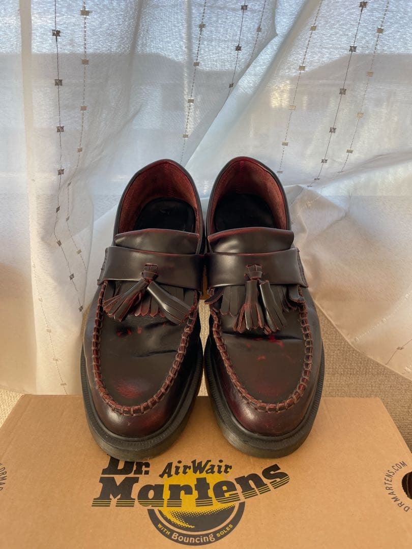 Dr. Martens チェリーレッド タッセルローファー