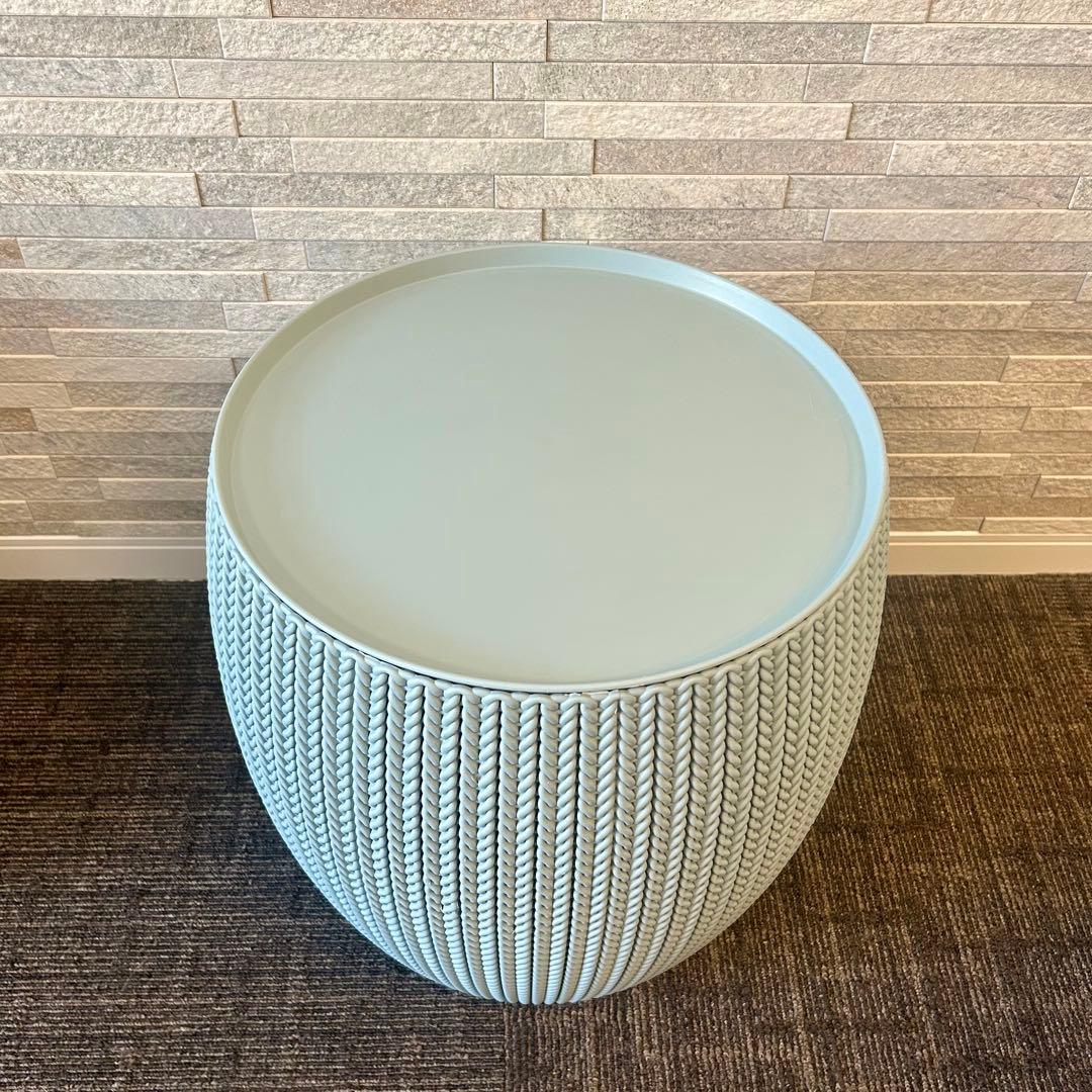 KETER ケター　ガーデンファニチャー ニット調　3点セット